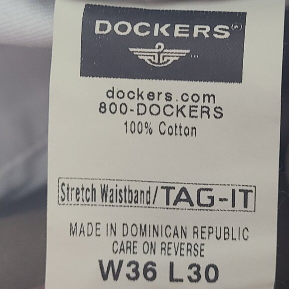 Dockers Original Khaki Individual Fit Stretch Men's Pants Size 36 x 30 NWT - Picture 5 of 8